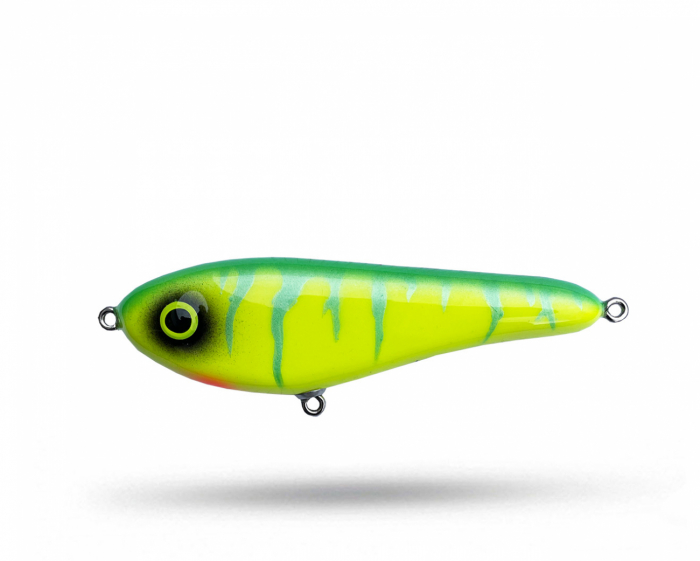 Storner Lures Appeticer - Fluo Green Tiger - 30 Års Jubileumsbete i gruppen Fiskedrag / Jerkbaits hos Örebro Fiske & Outdoor AB (Appetizer-Fluo Green T)